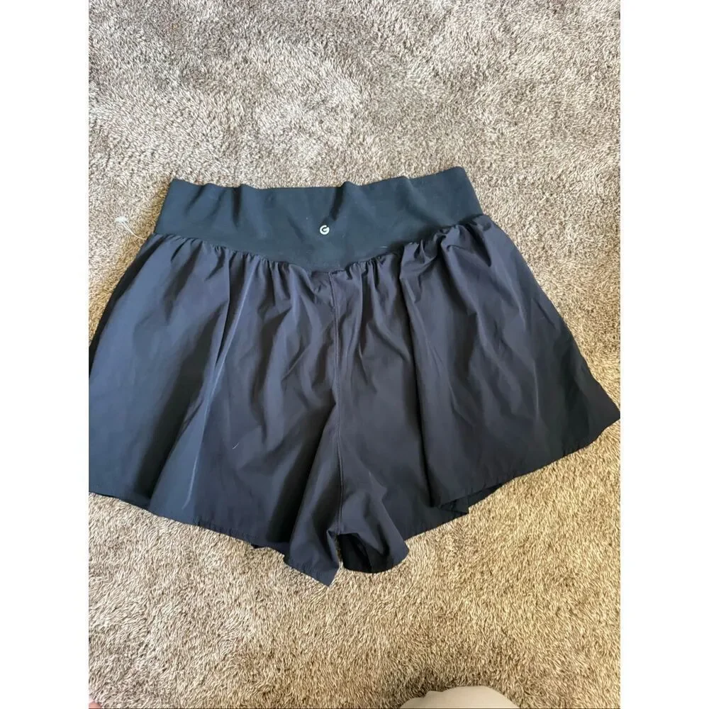 G Gradual Black Athletic Skort XXL Built-In Shorts Golf Tennis Running Activewea